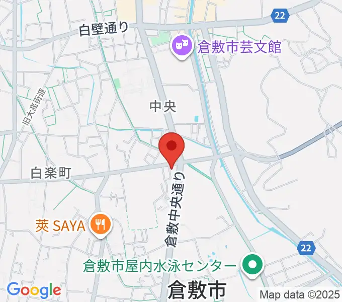 FMくらしきの地図