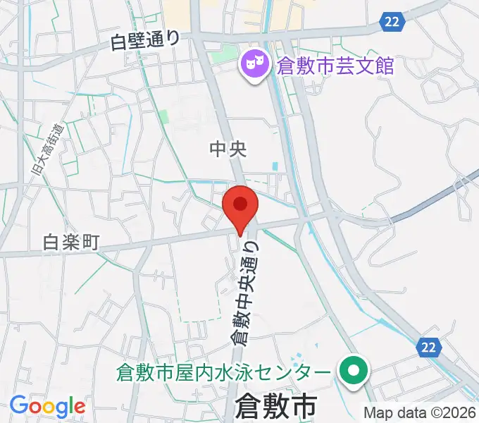 FMくらしきの地図