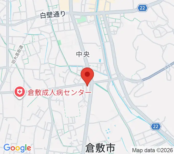 FMくらしきの地図
