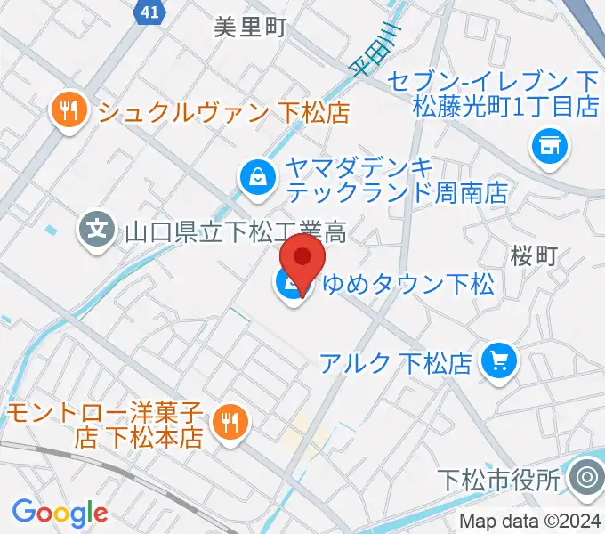 しゅうなんFMの地図