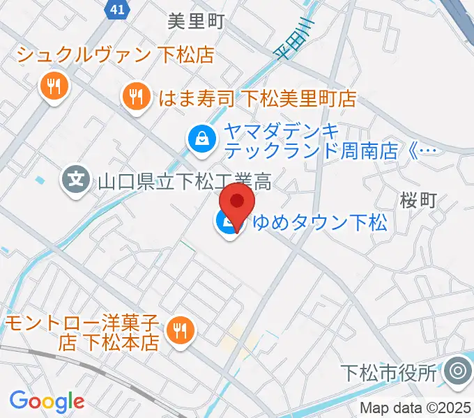 しゅうなんFMの地図
