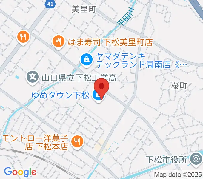 しゅうなんFMの地図