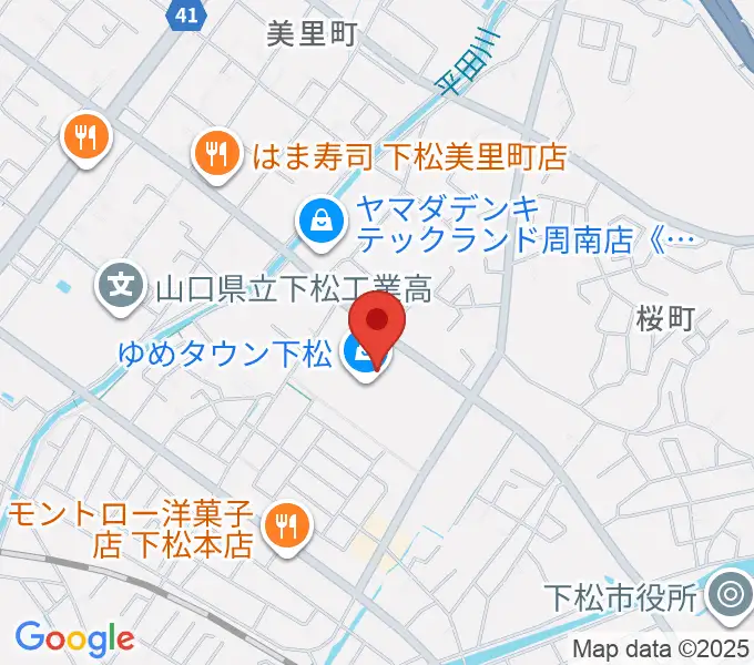 しゅうなんFMの地図