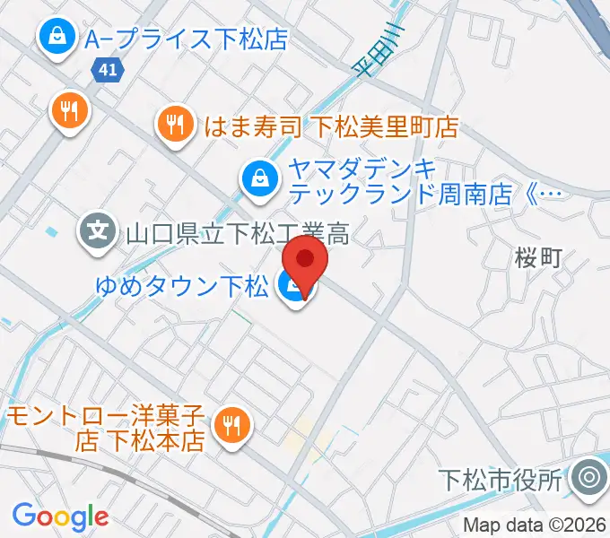 しゅうなんFMの地図