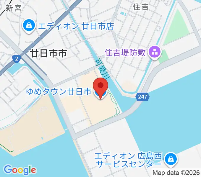 FMはつかいちの地図