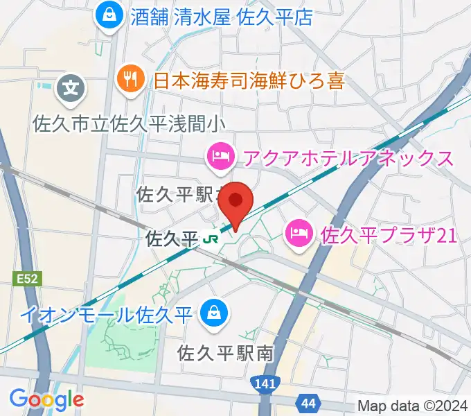 FMさくだいらの地図