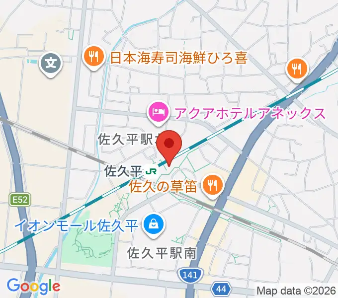 FMさくだいらの地図