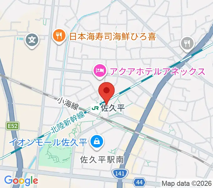 FMさくだいらの地図