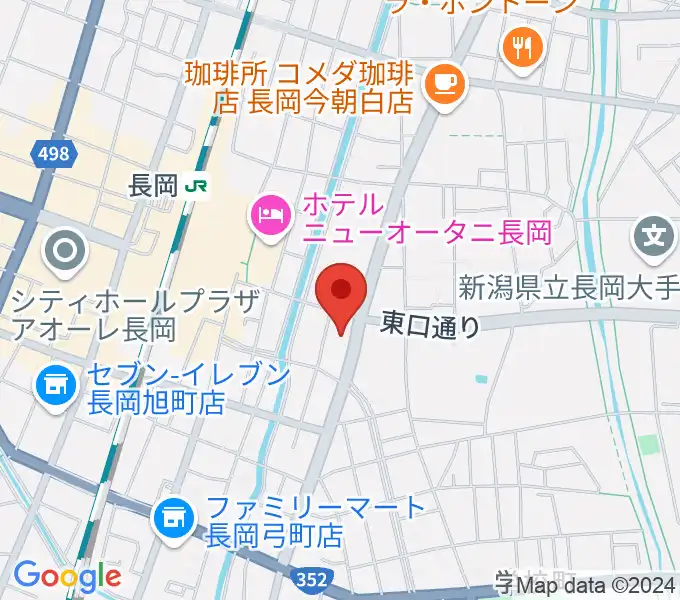 FMながおかの地図