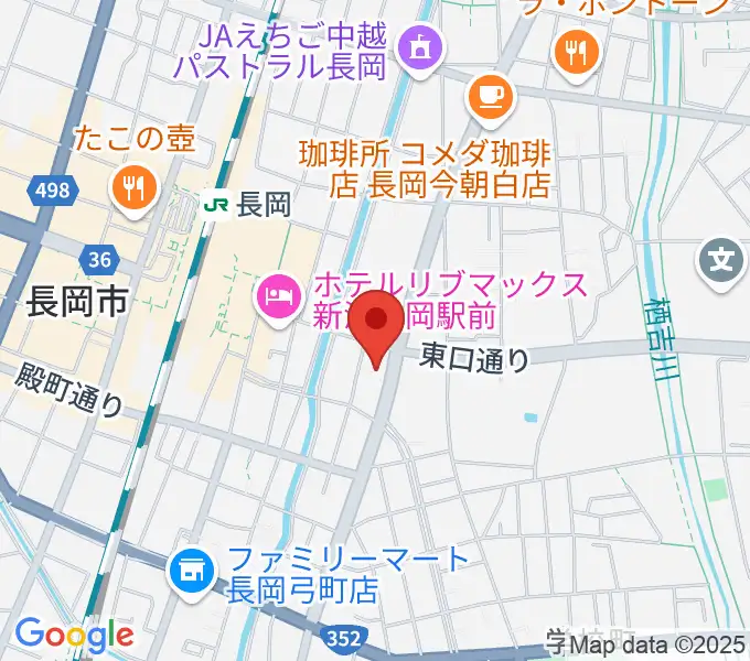 FMながおかの地図