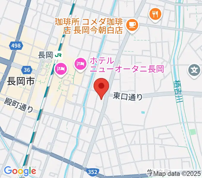 FMながおかの地図