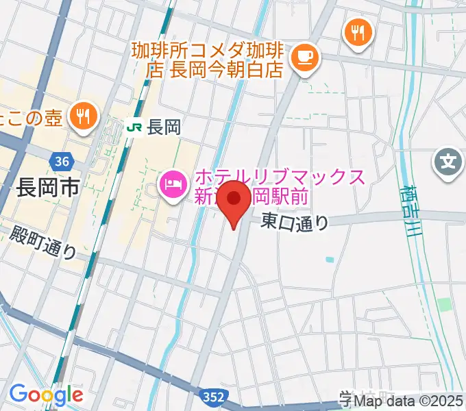 FMながおかの地図