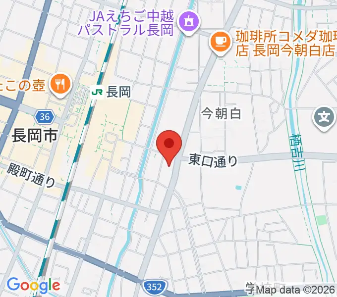 FMながおかの地図