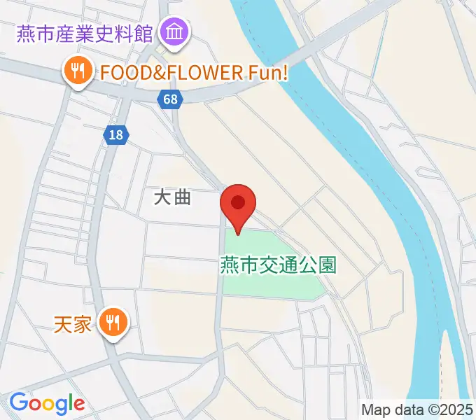 燕三条エフエムの地図