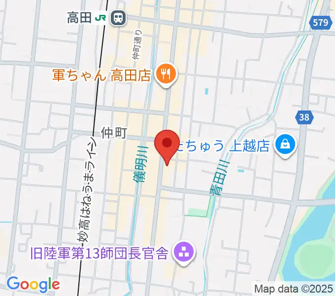 FMじょうえつ FM-Jの地図