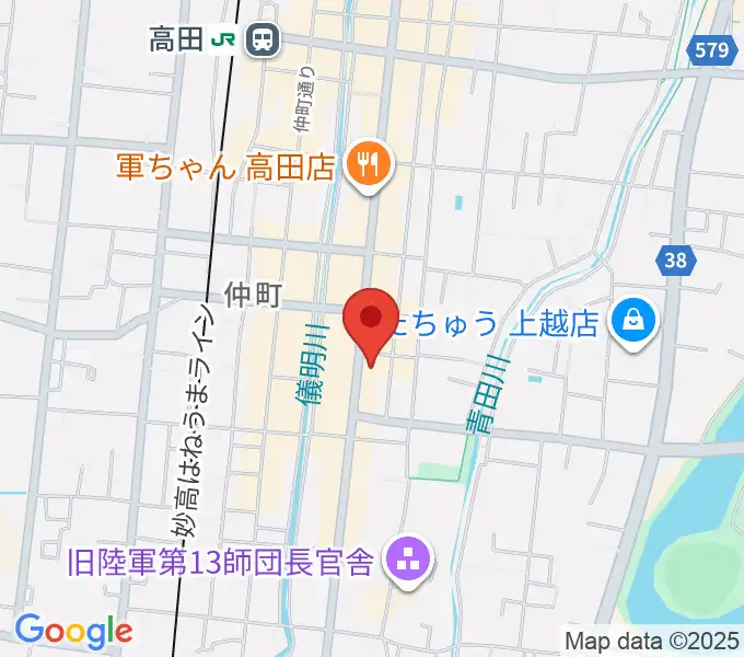 FMじょうえつ FM-Jの地図