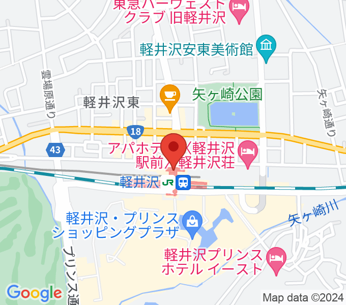 FM軽井沢の場所