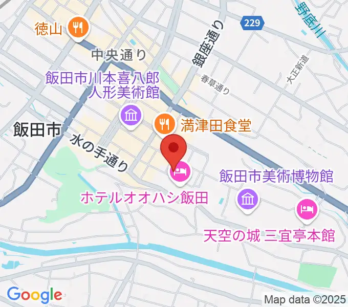 いいだFM・iステーションの地図