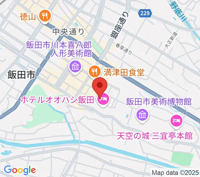 いいだFM・iステーションの地図