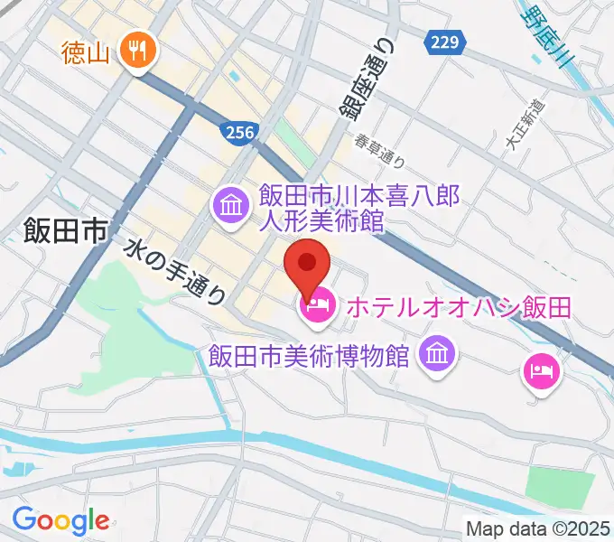 いいだFM・iステーションの地図