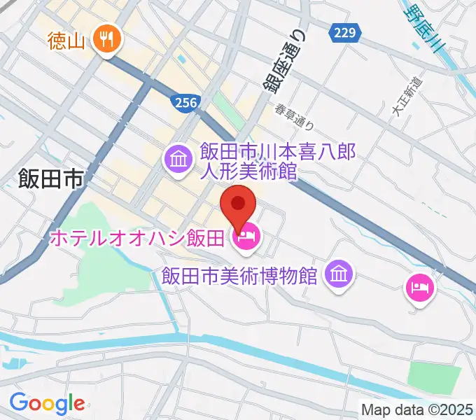 いいだFM・iステーションの地図