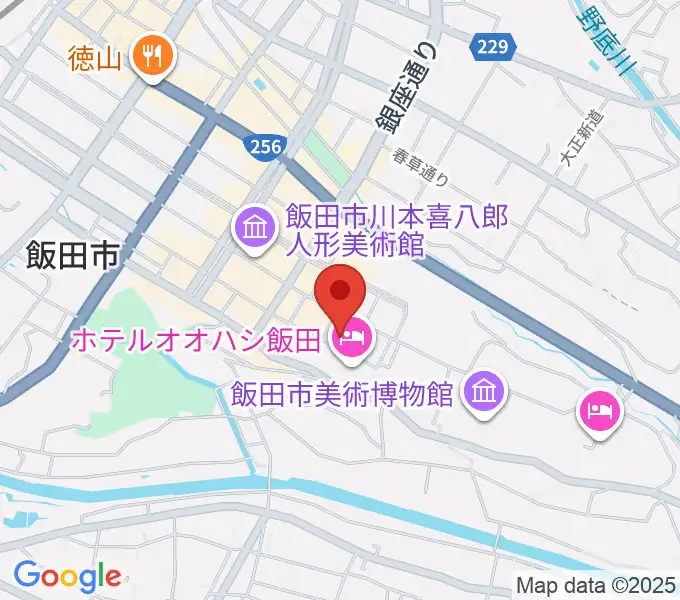 いいだFM・iステーションの地図