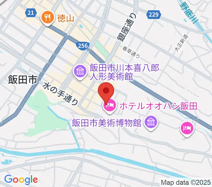 いいだFM・iステーションの地図