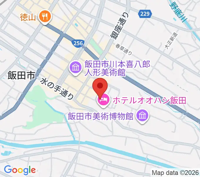いいだFM・iステーションの地図
