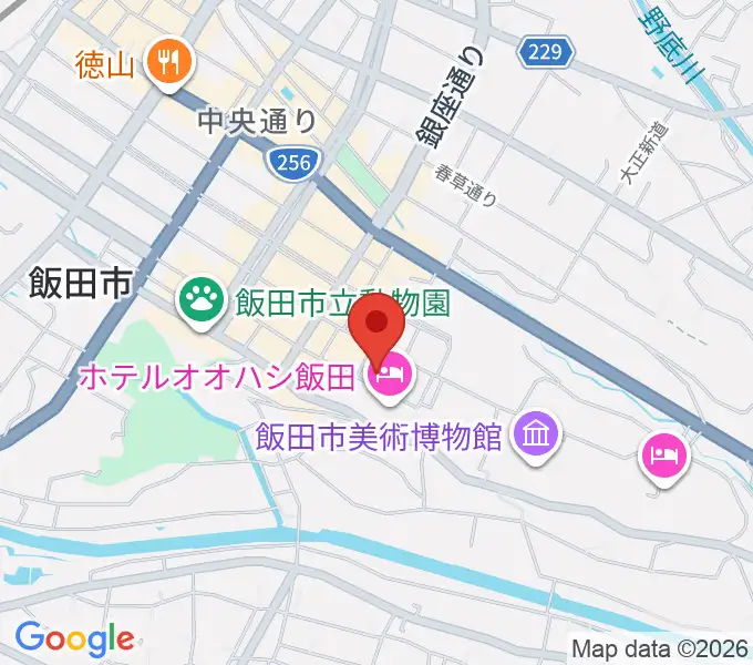 いいだFM・iステーションの地図