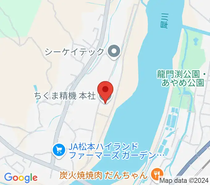 あづみ野エフエムの地図