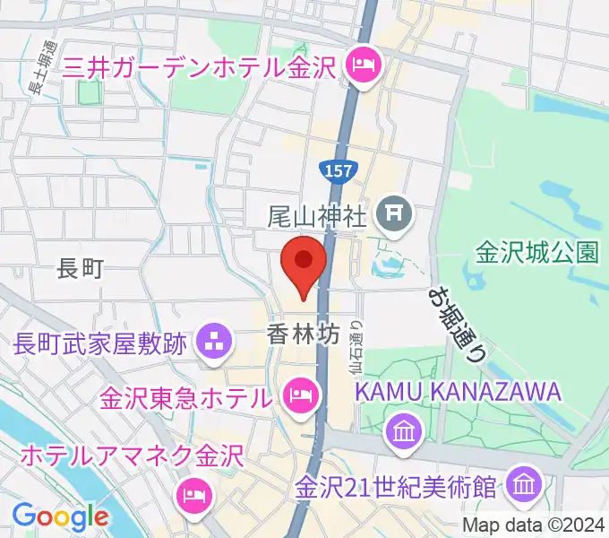 ラジオかなざわの地図