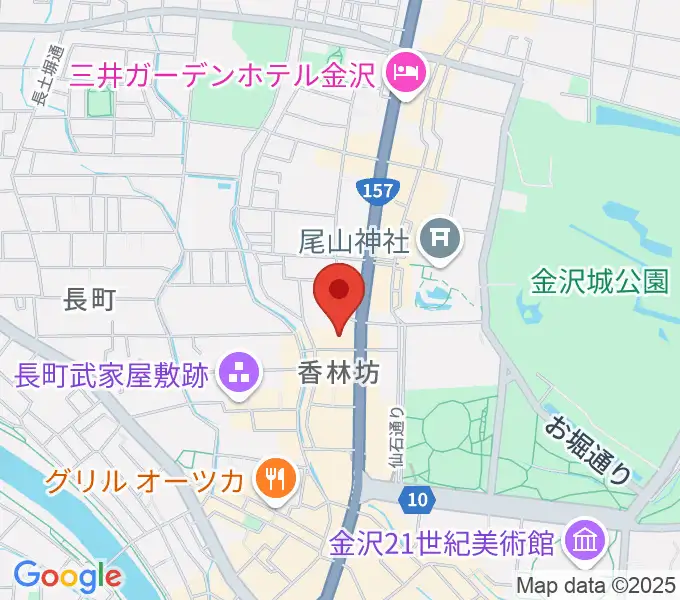 ラジオかなざわの地図