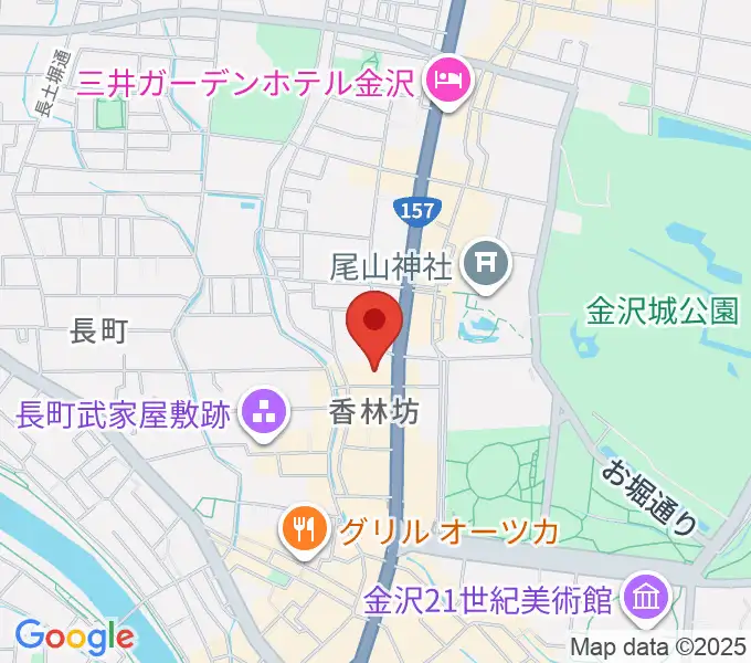 ラジオかなざわの地図