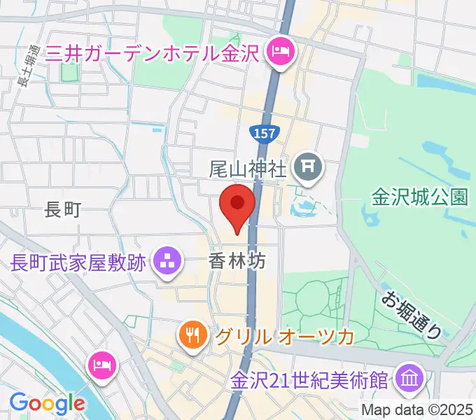 ラジオかなざわの地図