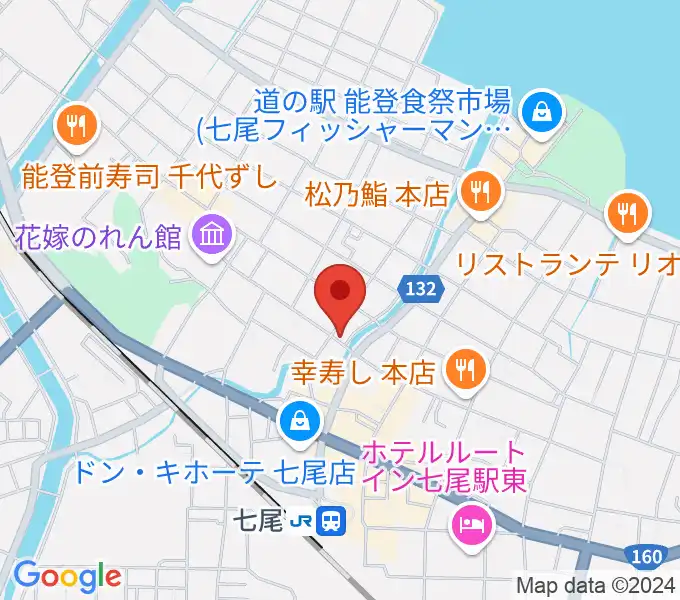 ラジオななおの地図