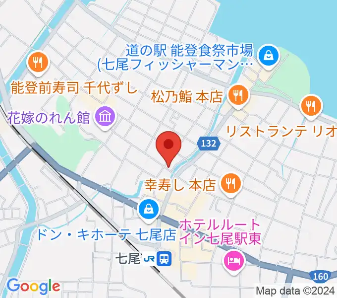 ラジオななおの地図