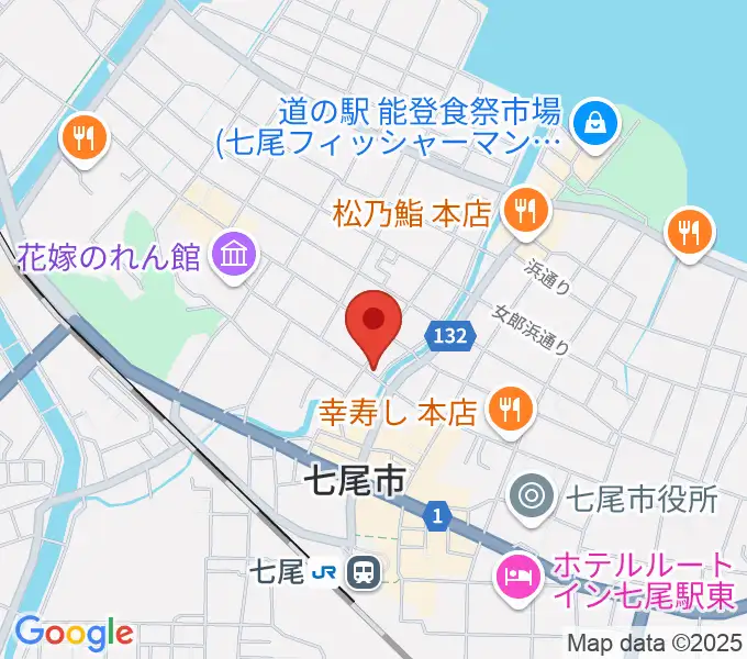 ラジオななおの地図