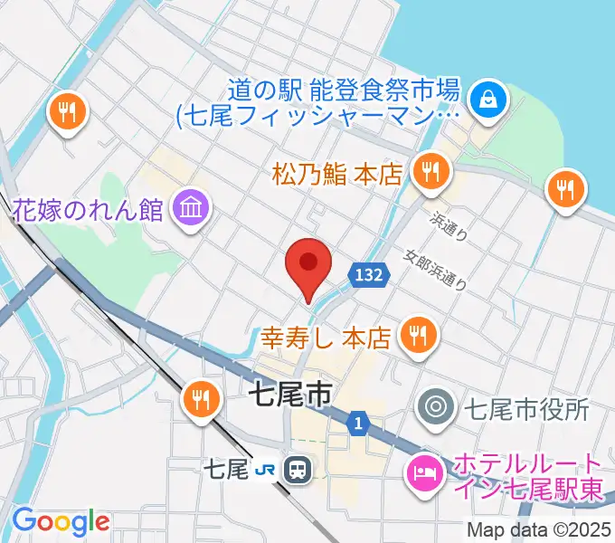 ラジオななおの地図