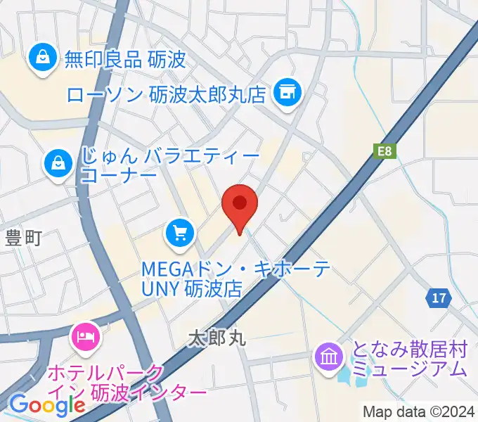 エフエムとなみの地図