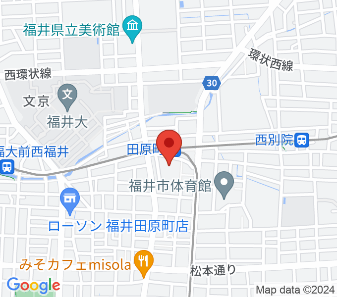 福井街角放送（Radioあいらんど）の場所