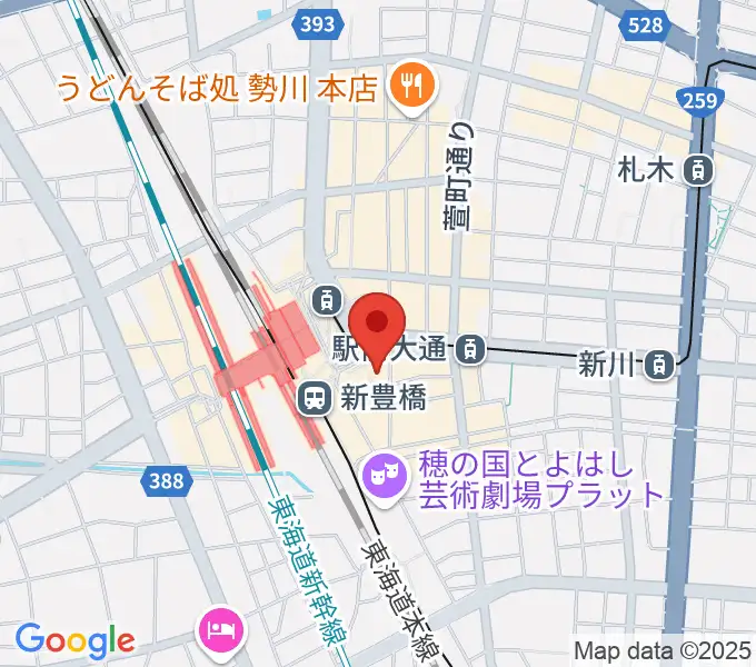やしの実FMの地図