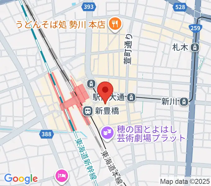 やしの実FMの地図