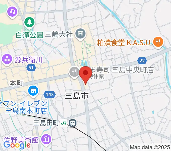 ボイス・キューの地図