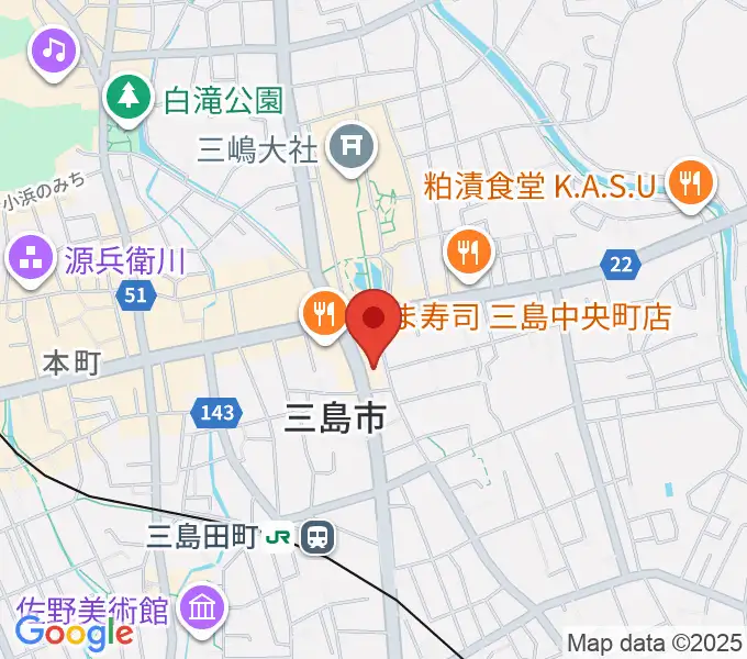 ボイス・キューの地図