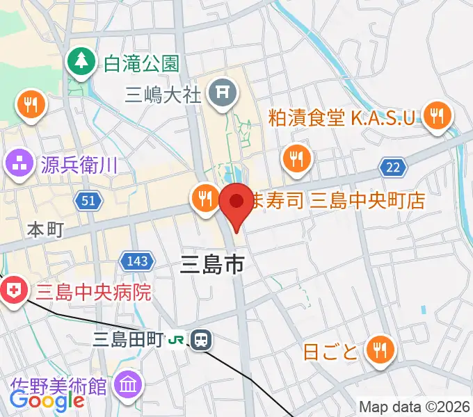 ボイス・キューの地図