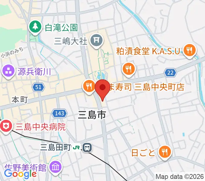ボイス・キューの地図