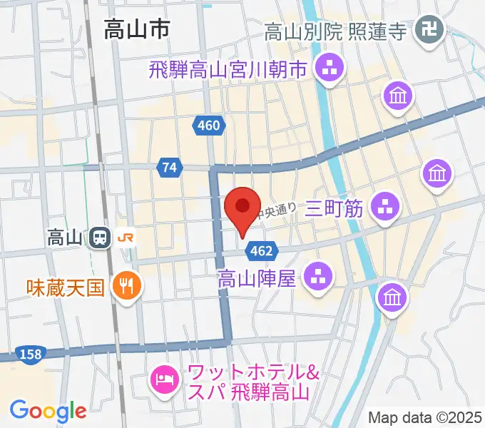 Hits FMの地図