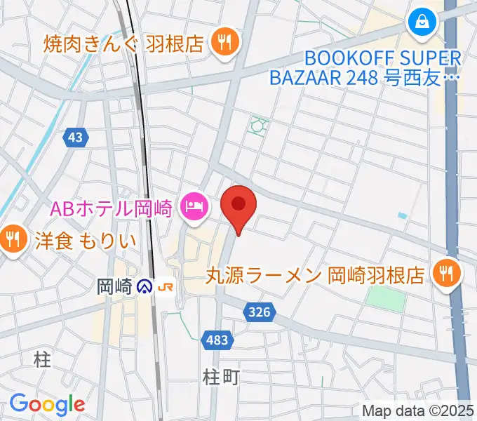 エフエムEGAOの地図