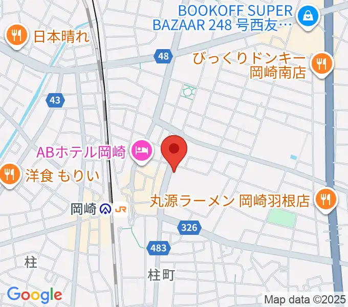 エフエムEGAOの地図
