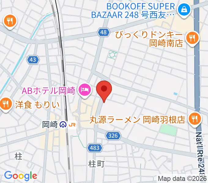エフエムEGAOの地図